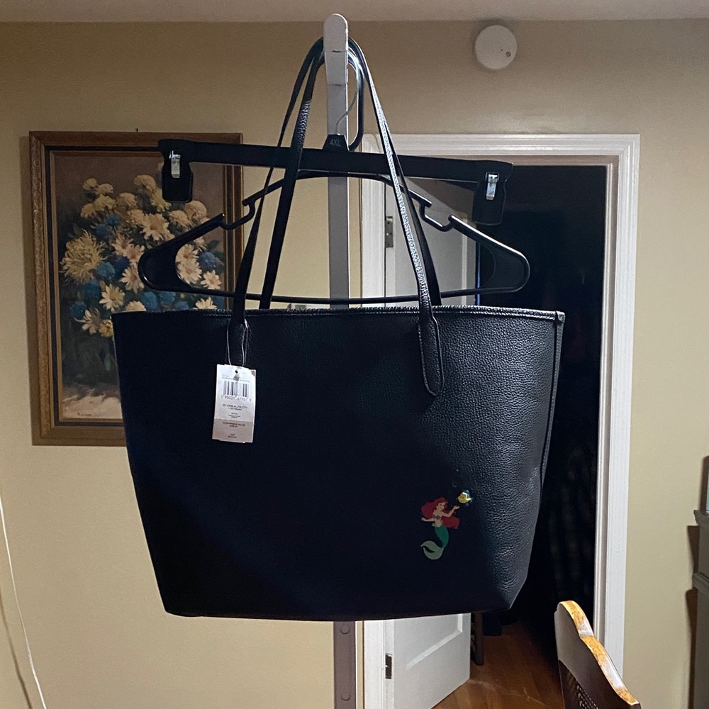 *Last Price Drop* NWT Coach Disney Black Ursula Little Mermaid Tote - Picture 2 of 13